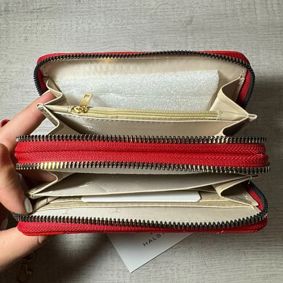 Red Halston Wallet - NWT - Picture 6 of 9